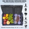 Car Refrigerator, 12 Volt Car Refrigerator Fridge, 25 L Dual Zone Portable Freezer, -4-68 F Adjustable Range