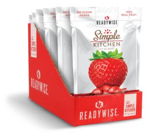 6 CT Case Simple Kitchen Fruit - See Options (Option: Strawberries)
