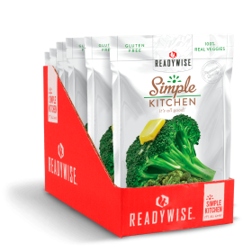 6 CT Case Simple Kitchen Fruit - See Options (Option: Buttered Broccoli)