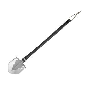 Folding Multitool Portable Compact Camping Survival Shovel (Color: black, Type: Style B)