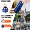 Insulated Water Bottle Stainless Steel with Wide Mouth Lid