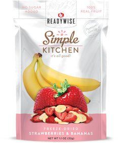 6 CT Case Simple Kitchen Fruit - See Options (Option: Strawberries & Bananas)