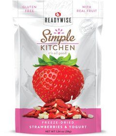 6 CT Case Simple Kitchen Fruit - See Options (Option: Starwberries & Yogurt)